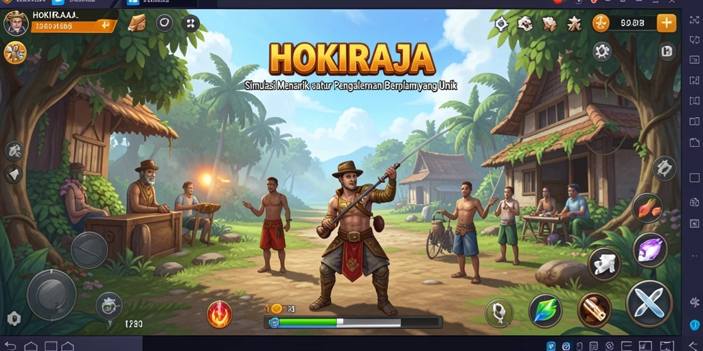 Screenshot HOKIRAJA menunjukkan grafis gameplay yang menarik dan realistis.