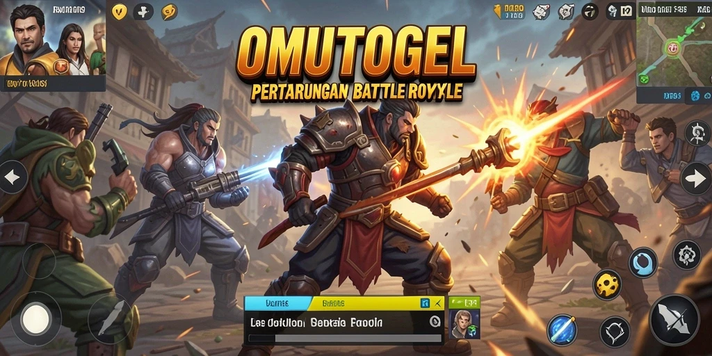 Gambaran menarik dari gameplay Battle Royale yang mendebarkan.