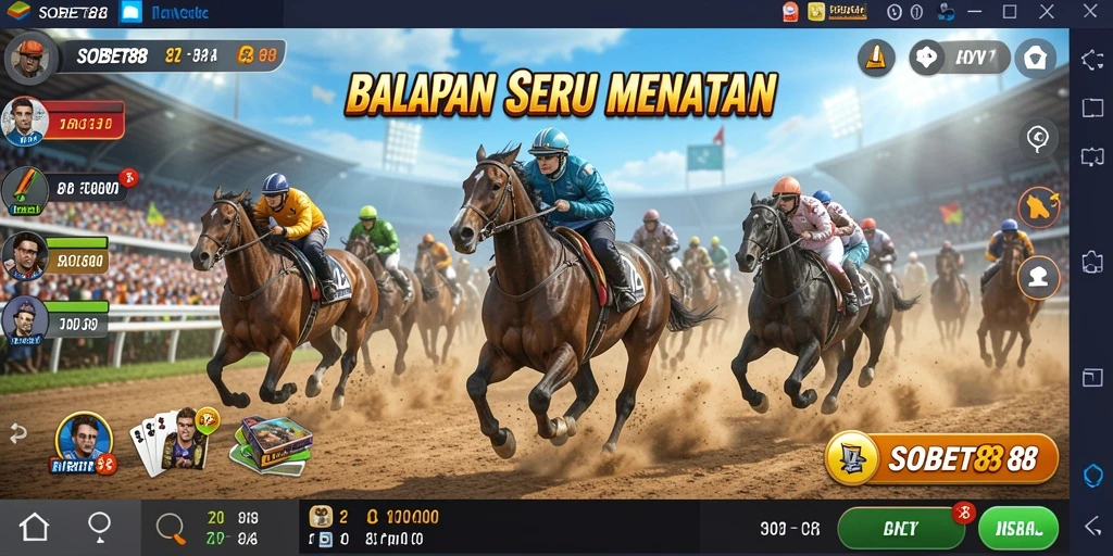 Tampak seru balapan di trek yang menantang dan grafik yang memukau.