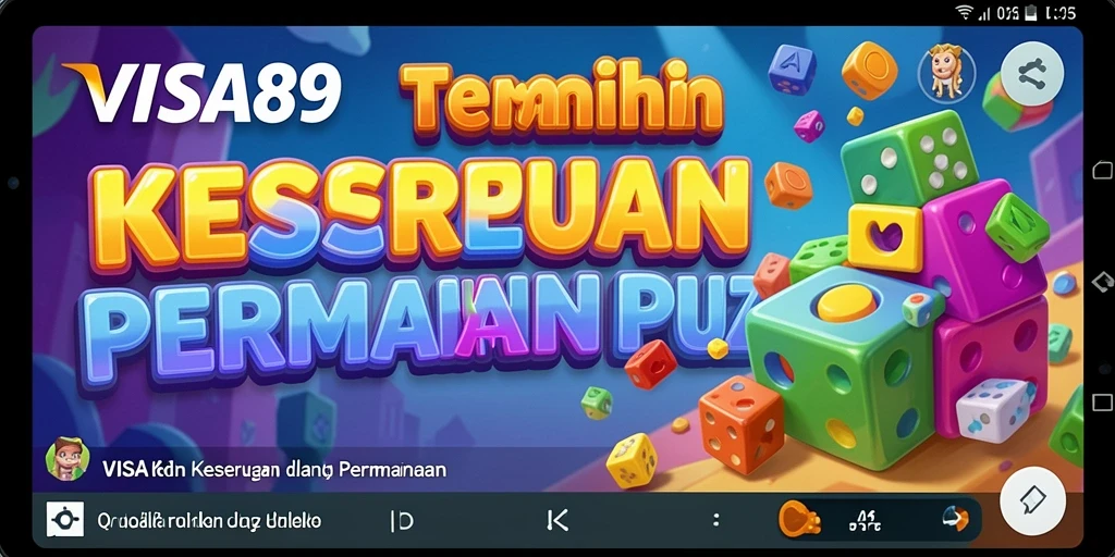 Tampilan gameplay <strong>VISA89</strong> dengan berbagai level puzzle yang menantang.
