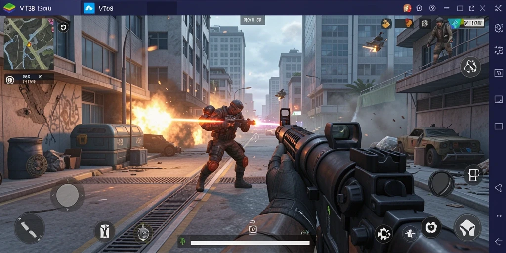 Gameplay seru dan intens dari VT38 dalam aksi.